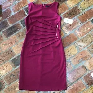 Ivanka Trump Dresses Ivanka Trump Sunburst Sheath Dress Sz2 Poshmark